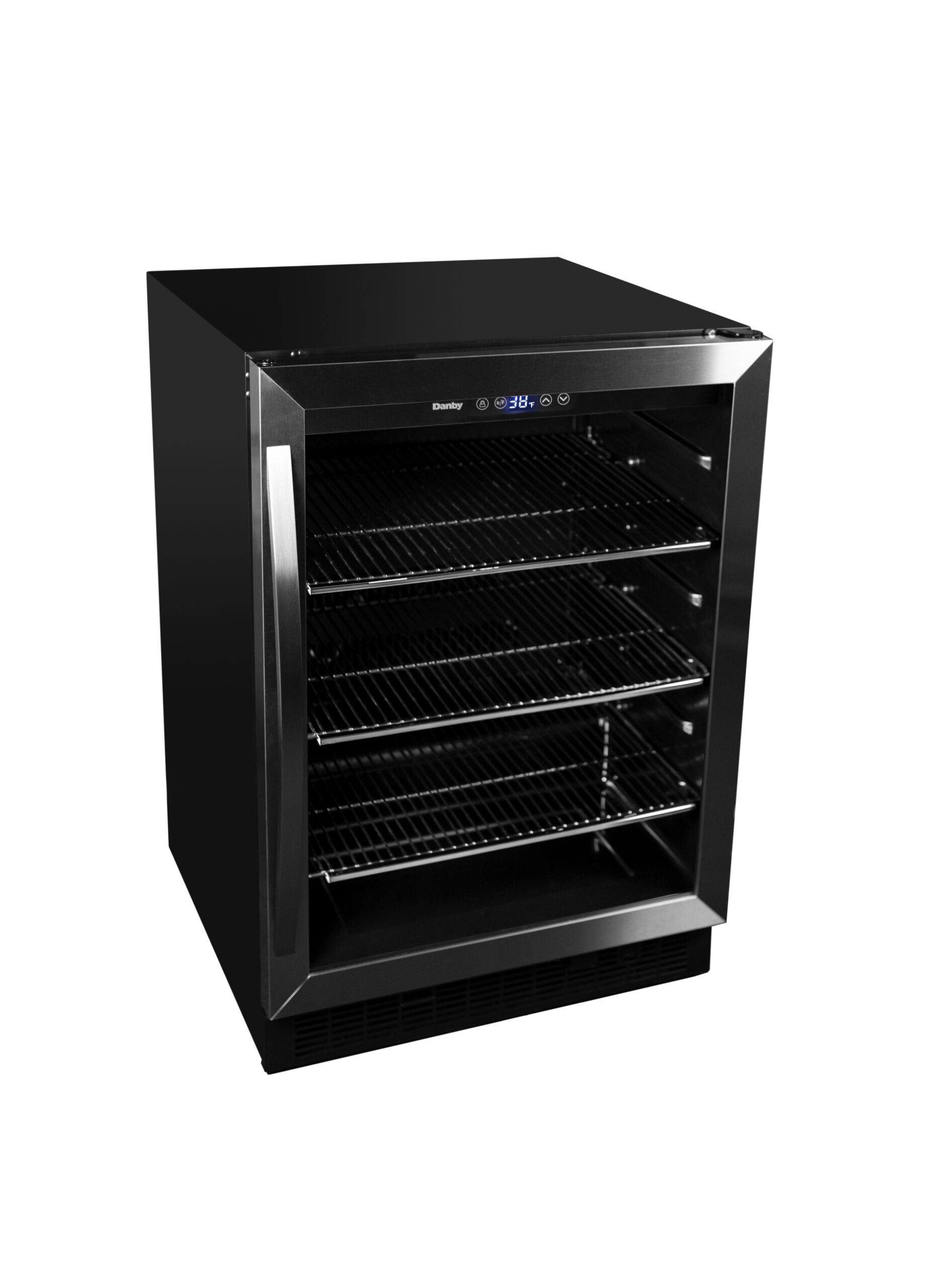 Danby - 23.81 Inch 5.7 cu. ft Beverage Centre Refrigerator in Stainless - DBC057A1BSS