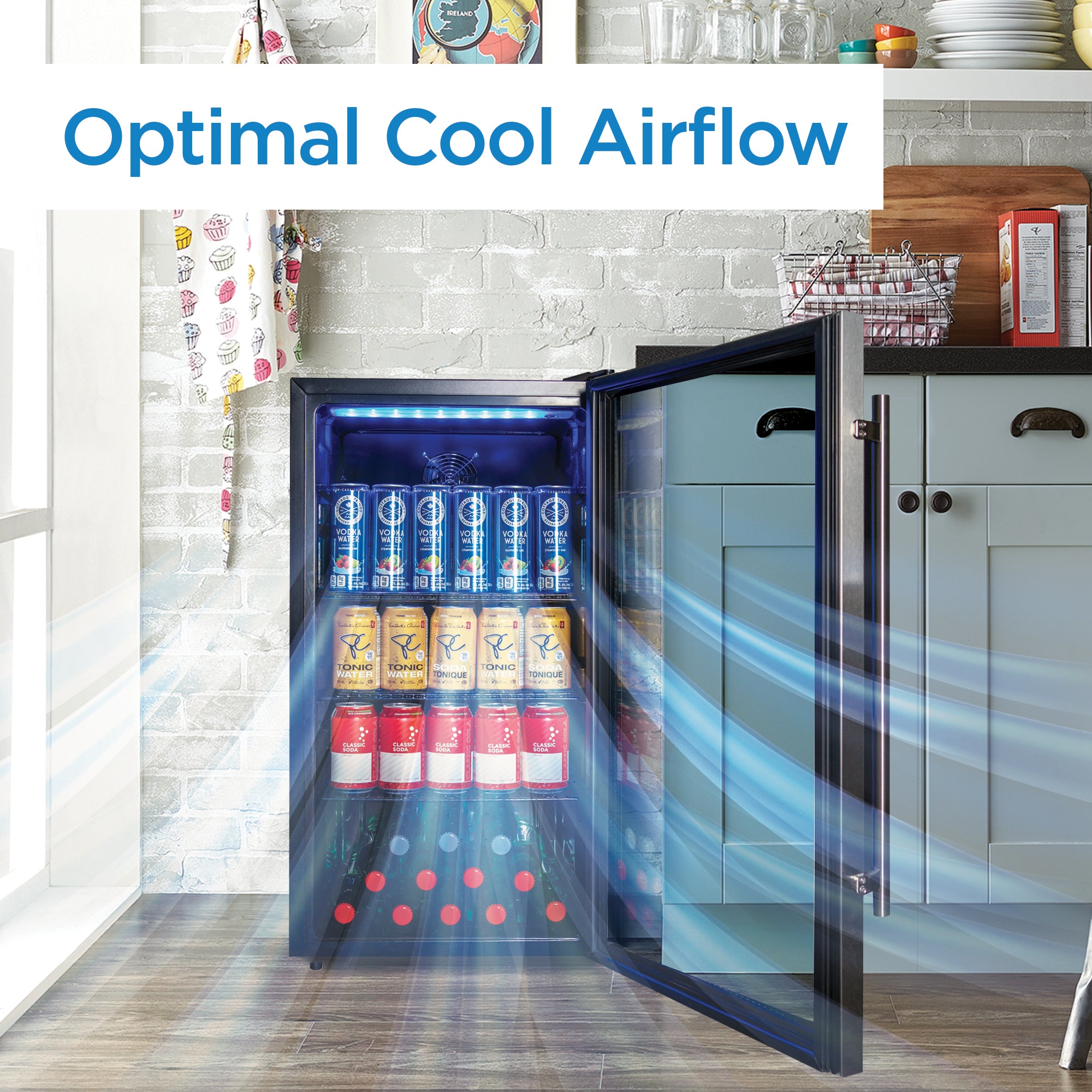 Danby - 17.5 Inch 3.1 cu. ft Beverage Centre Refrigerator in Stainless - DBC117A2BSSDD-6