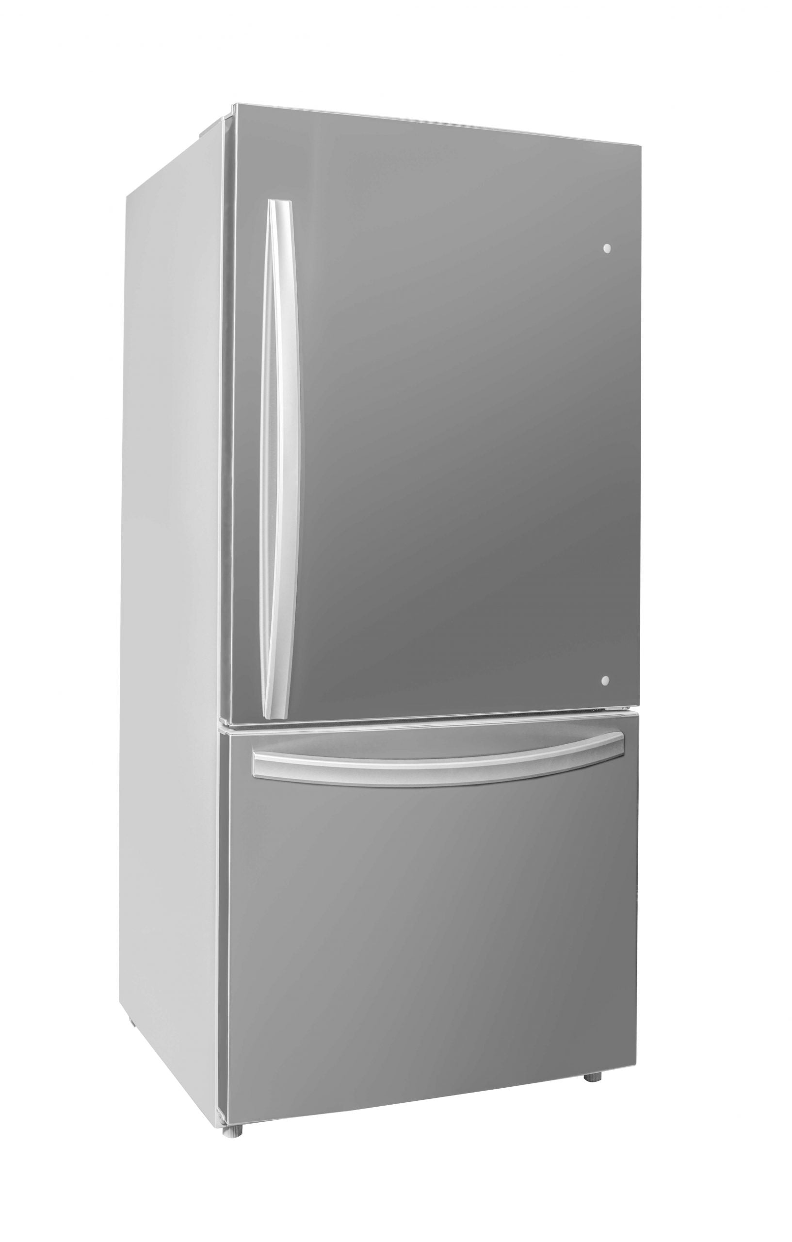 Danby - 29.5 Inch 18.7 cu. ft Bottom Mount Refrigerator in Stainless - DBM187E1SSDB