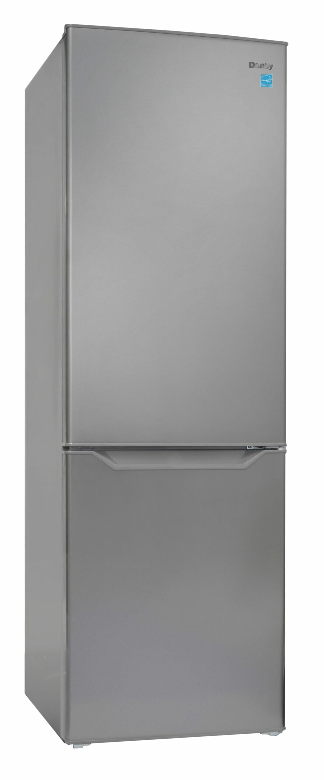 Danby - 23.69 Inch 10.3 cu. ft Bottom Mount Refrigerator in Stainless - DBMF100B1SLDB
