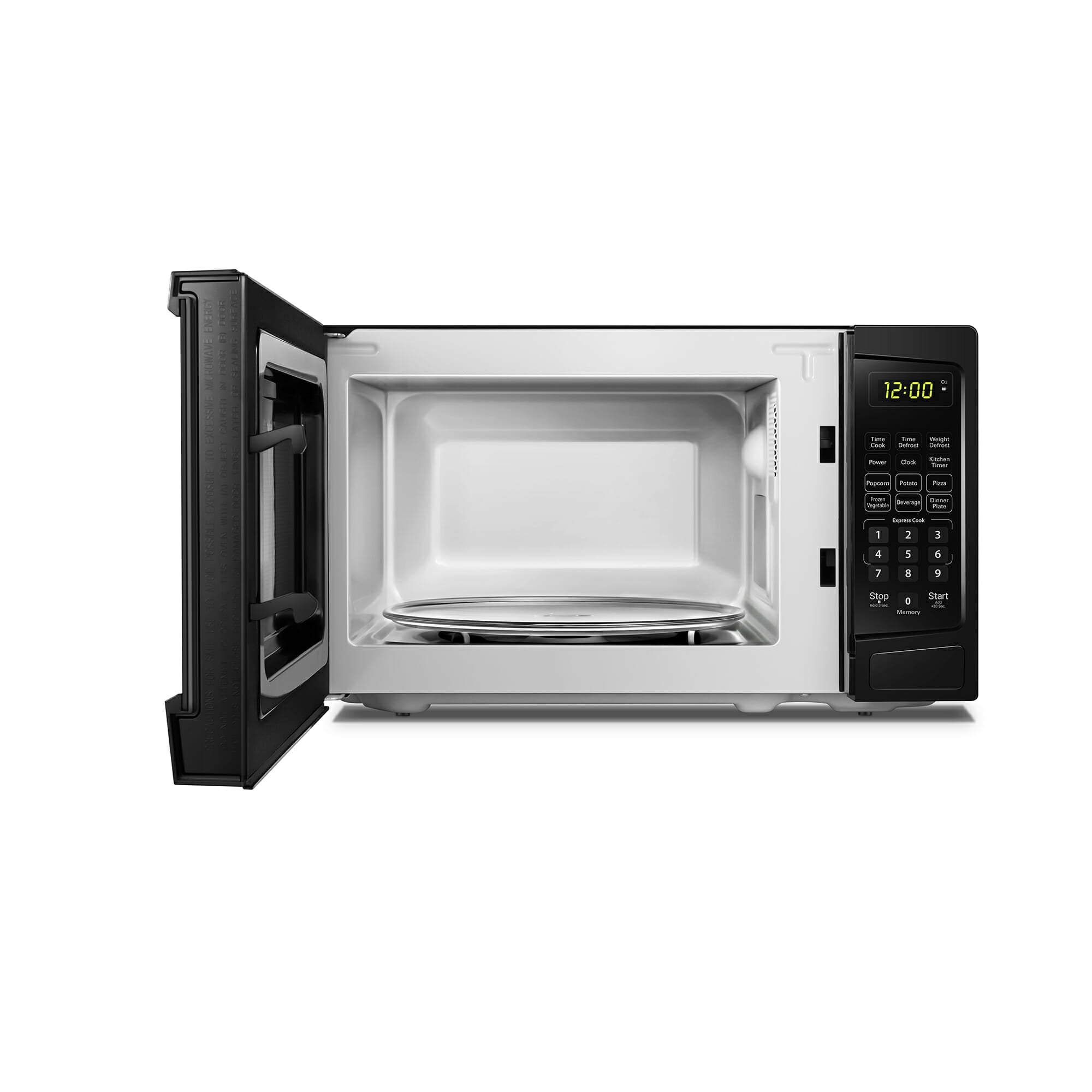 Danby - 0.7 cu. Ft Counter top Microwave in Black - DBMW0720BBB