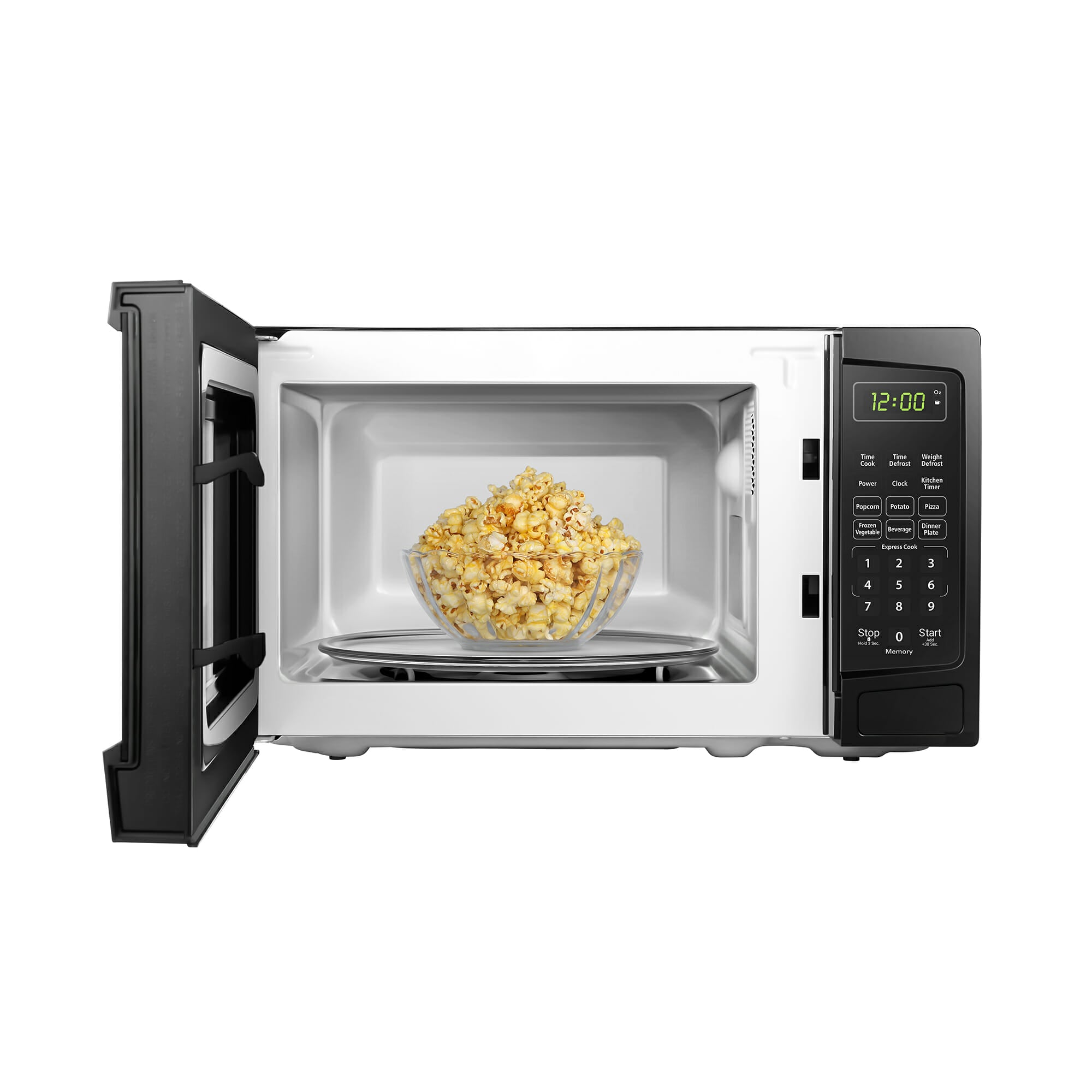 Danby - 0.7 cu. Ft Counter top Microwave in Black - DBMW0720BBB