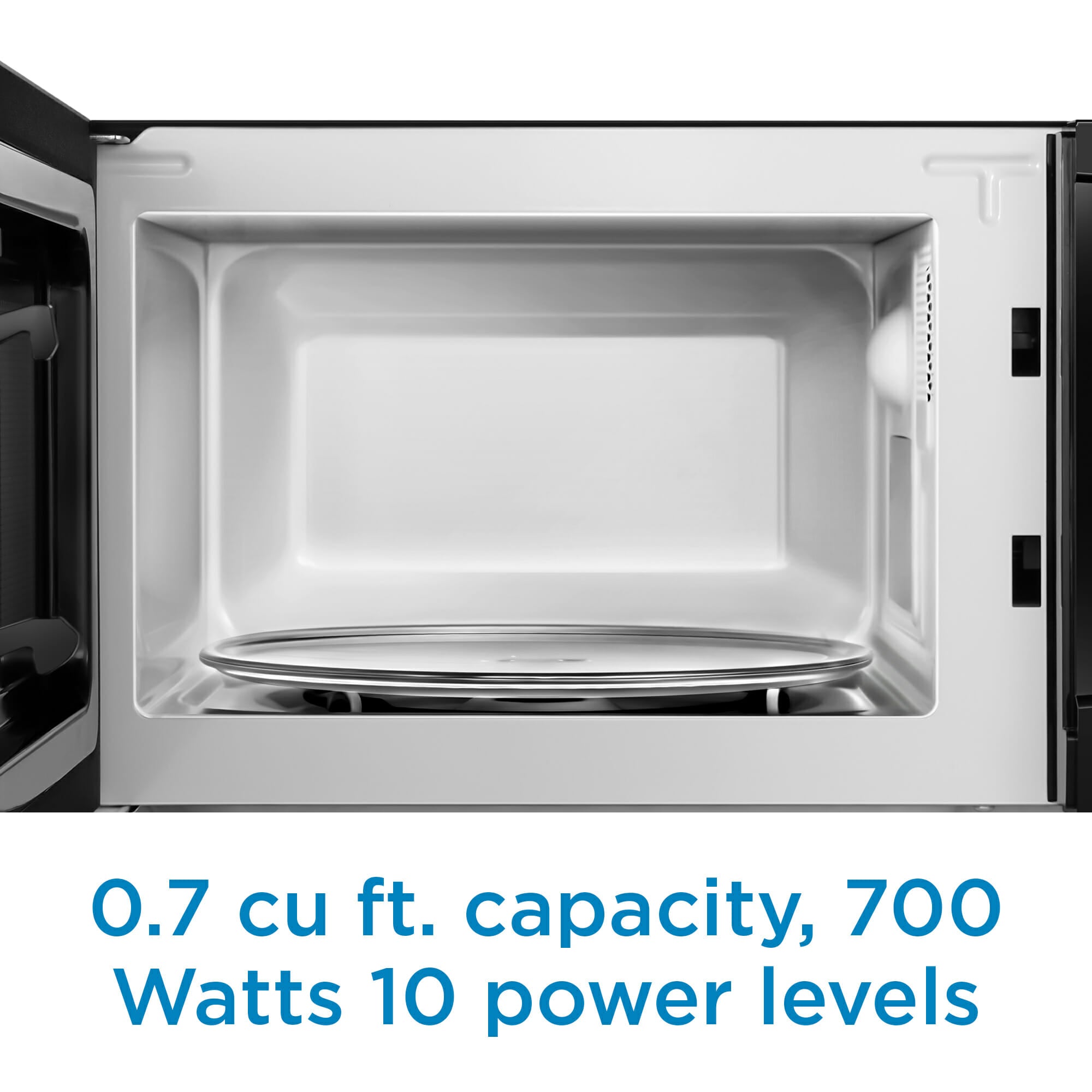 Danby - 0.7 cu. Ft Counter top Microwave in Black - DBMW0720BBB