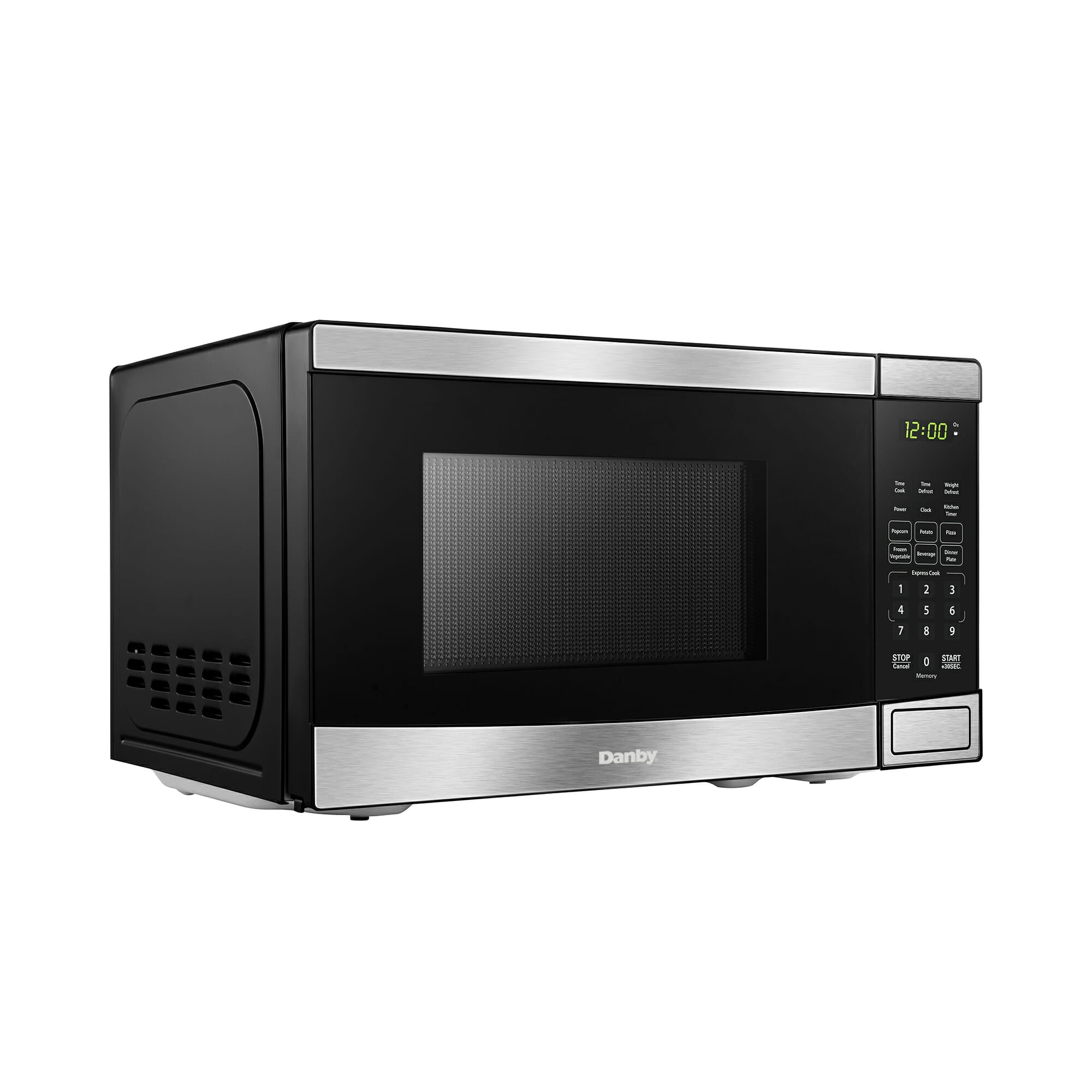 Danby - 0.7 cu. Ft Counter top Microwave in Stainless - DBMW0721BBS