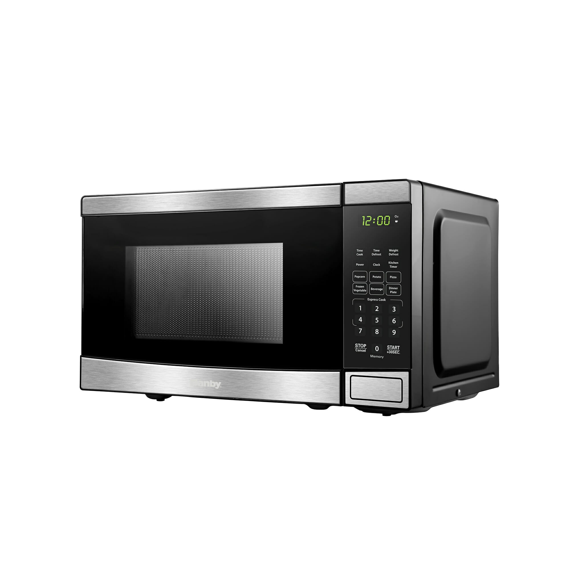 Danby - 0.7 cu. Ft Counter top Microwave in Stainless - DBMW0721BBS
