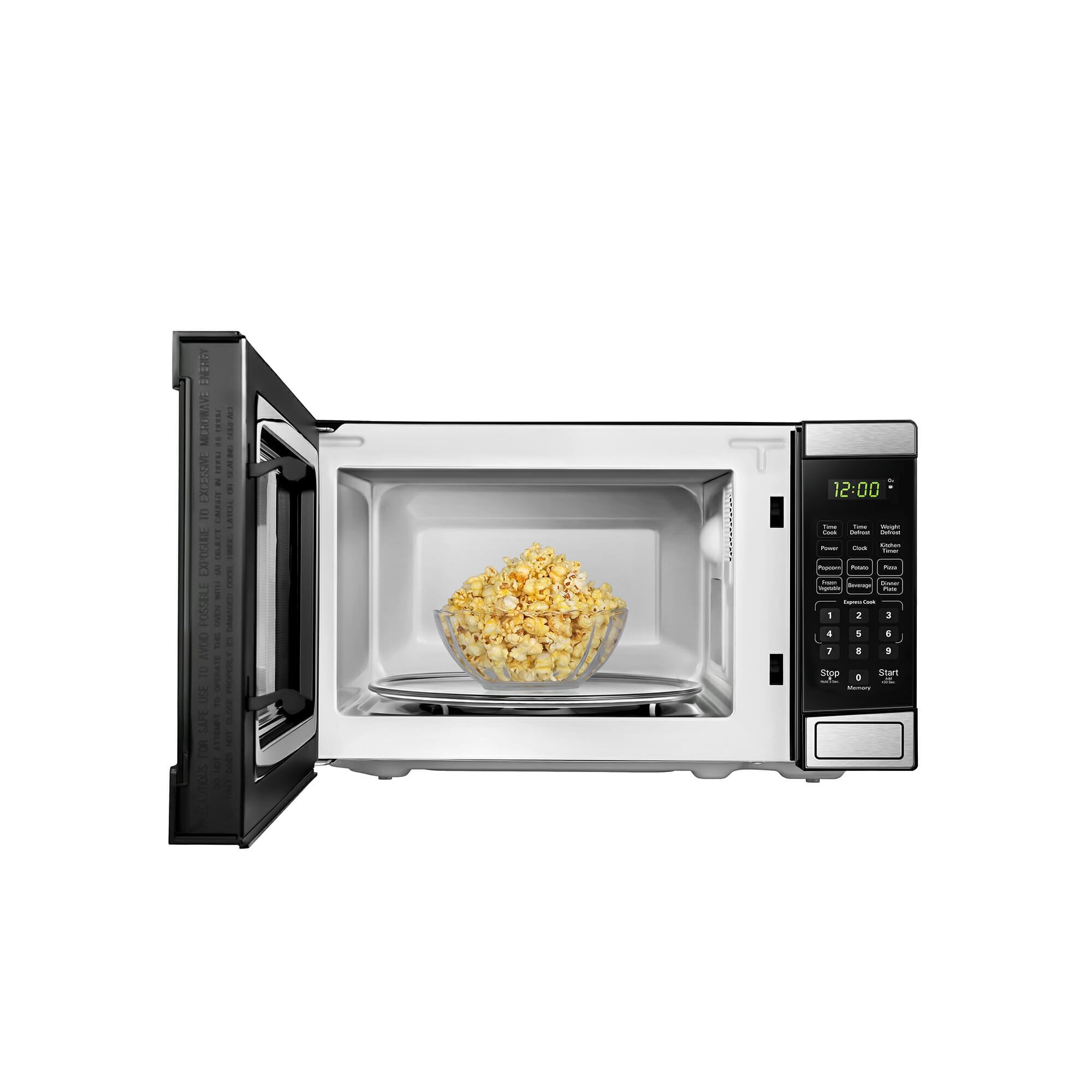 Danby - 0.7 cu. Ft Counter top Microwave in Stainless - DBMW0721BBS
