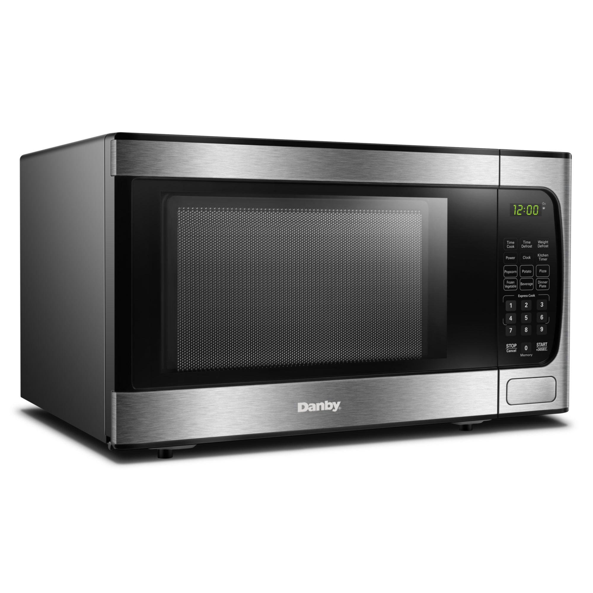 Danby - 0.9 cu. Ft Counter top Microwave in Stainless - DBMW0924BBS