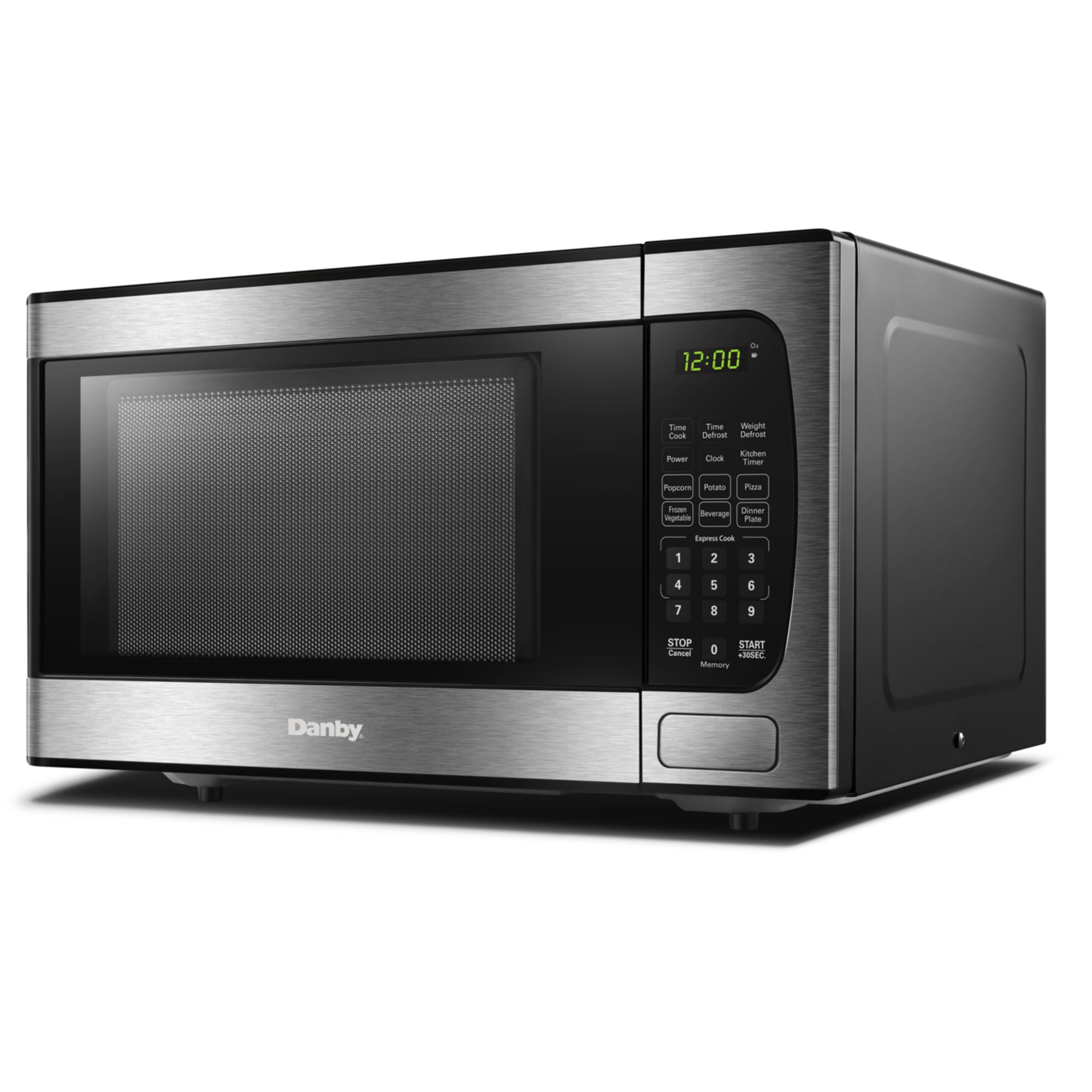 Danby - 0.9 cu. Ft Counter top Microwave in Stainless - DBMW0924BBS
