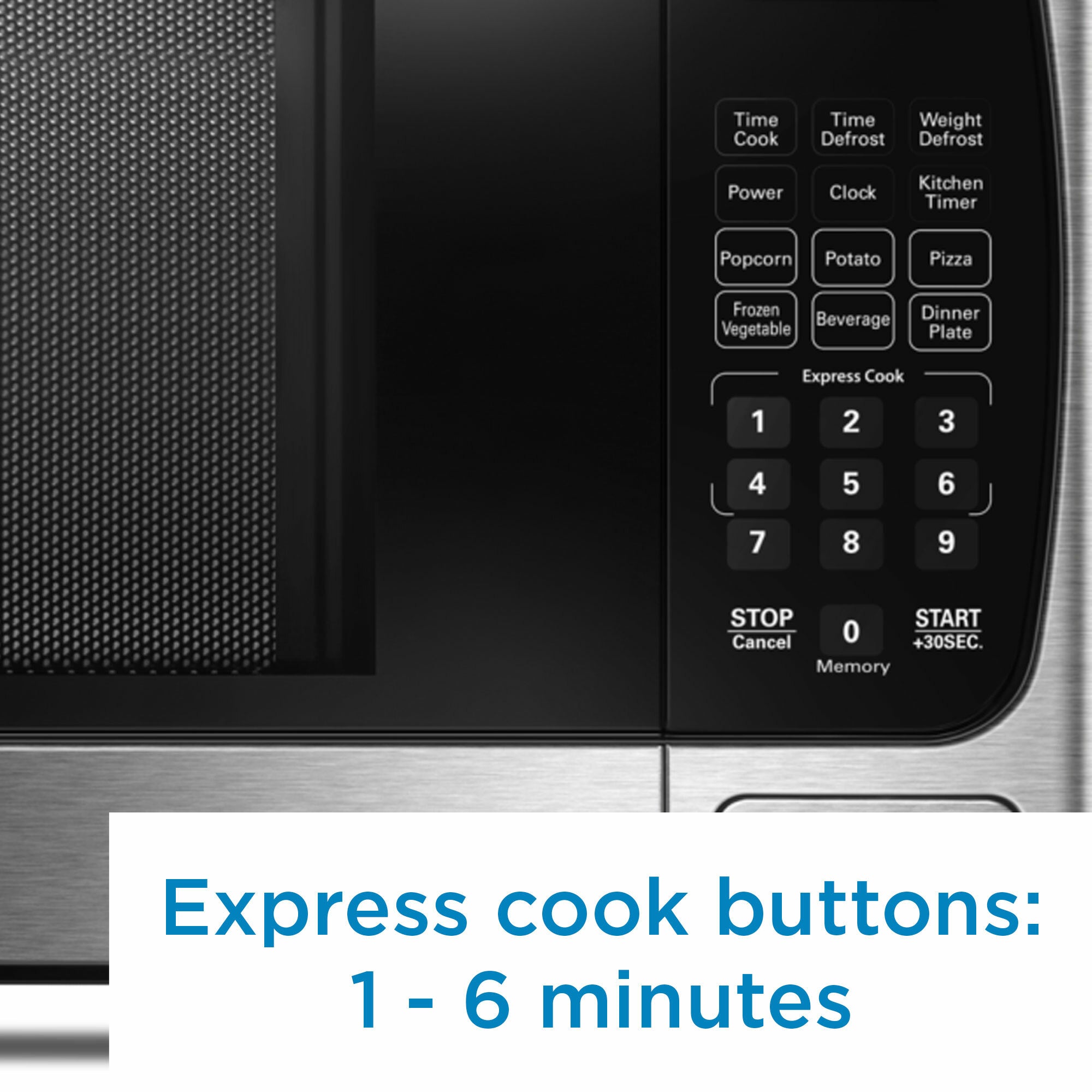 Danby - 0.9 cu. Ft Counter top Microwave in Stainless - DBMW0924BBS