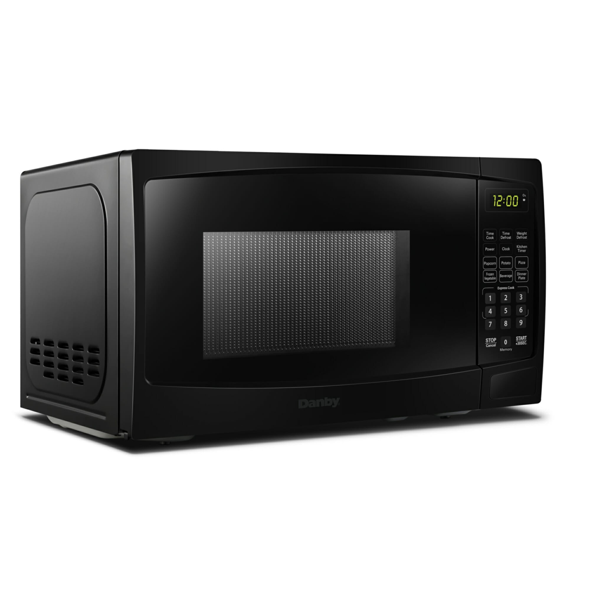 Danby - 1.1 cu. Ft Counter top Microwave in Black Stainless - DBMW1120BBB