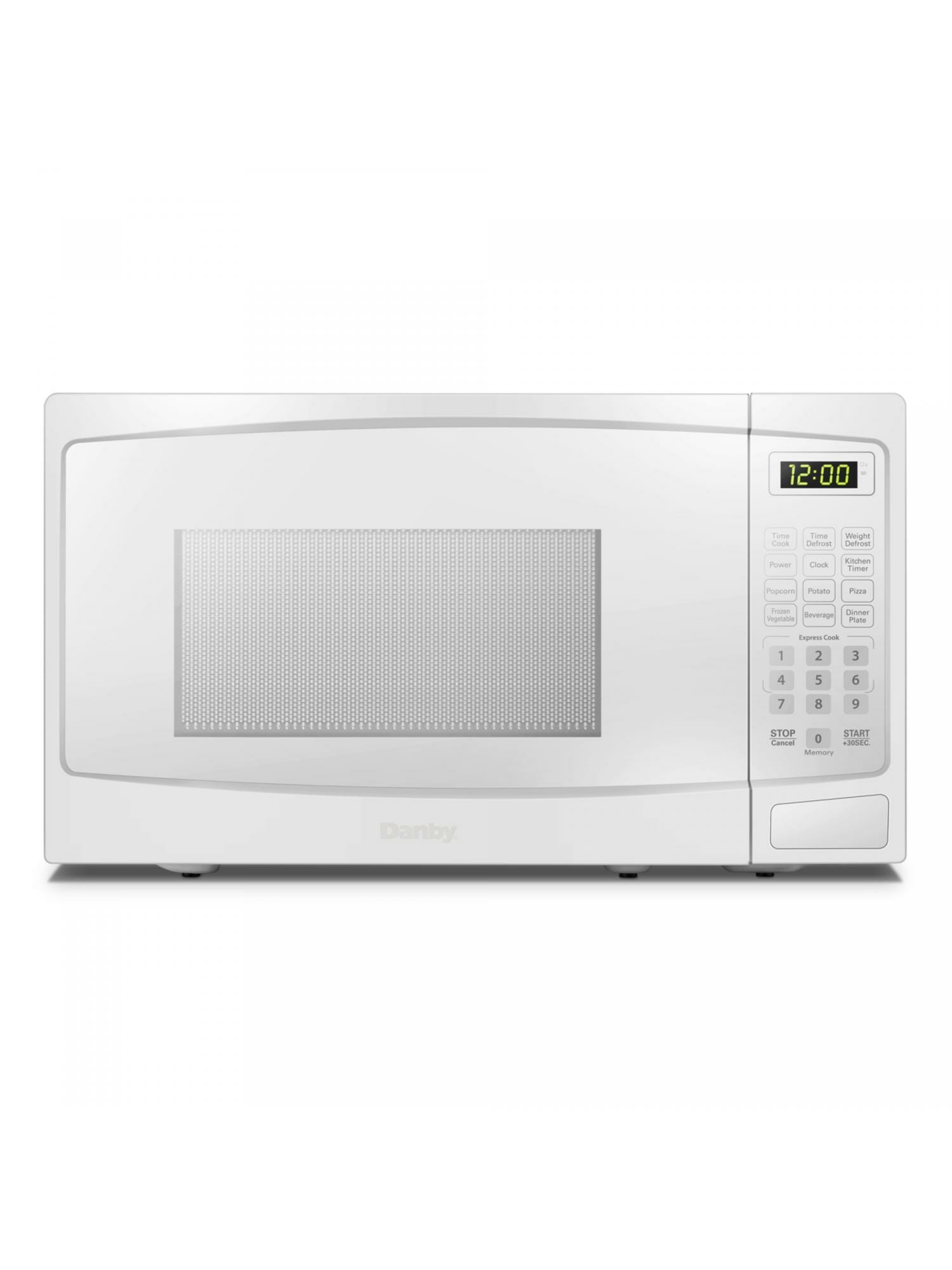 Danby - 1.1 cu. Ft Counter top Microwave in White - DBMW1120BWW
