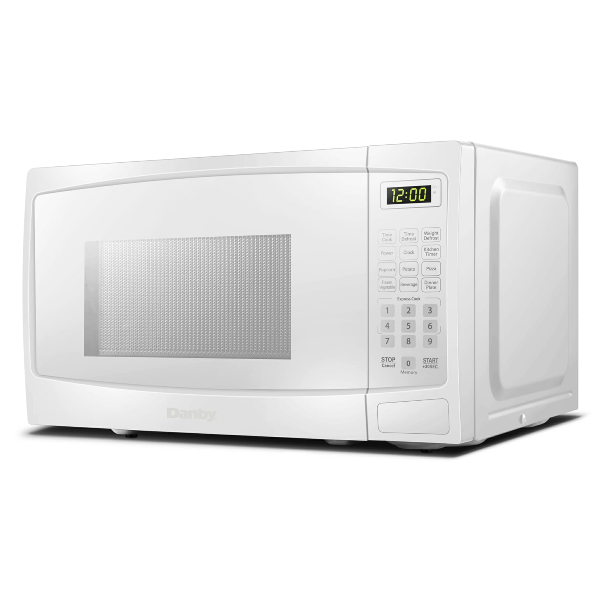 Danby - 1.1 cu. Ft Counter top Microwave in White - DBMW1120BWW