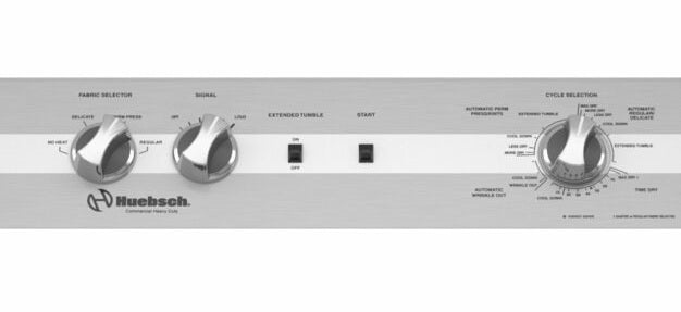 Huebsch - 7 cu. Ft Vented Electric Dryer in White - DC5102WE