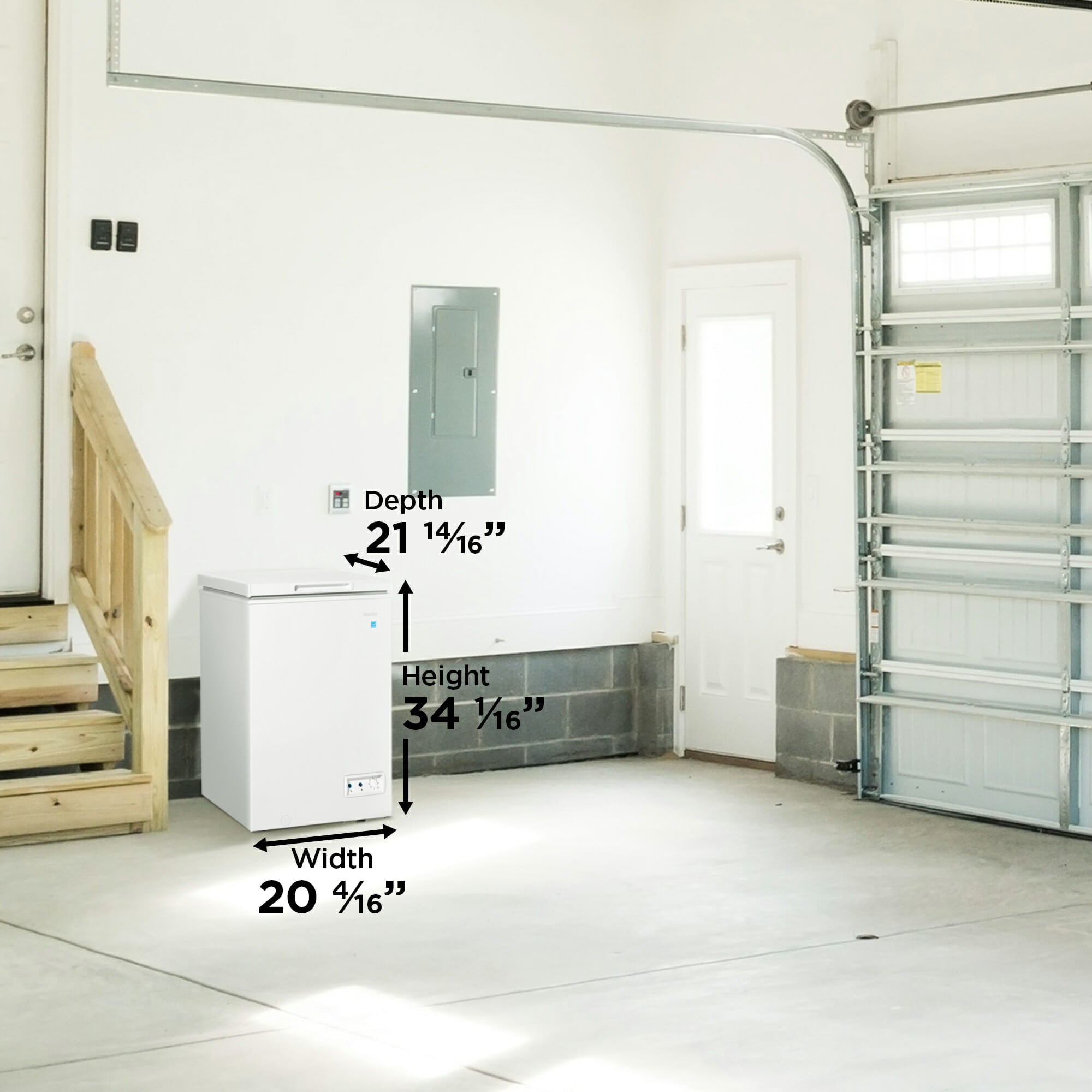 Danby - 3.5 cu. Ft Chest Freezer in White - DCF035A5WDB