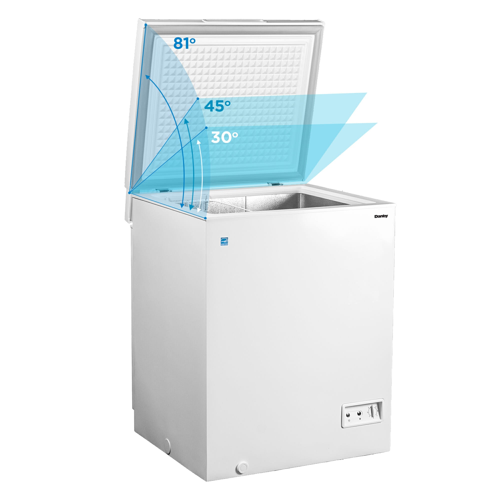 Danby - 5 cu. Ft Chest Freezer in White - DCF050A5WDB