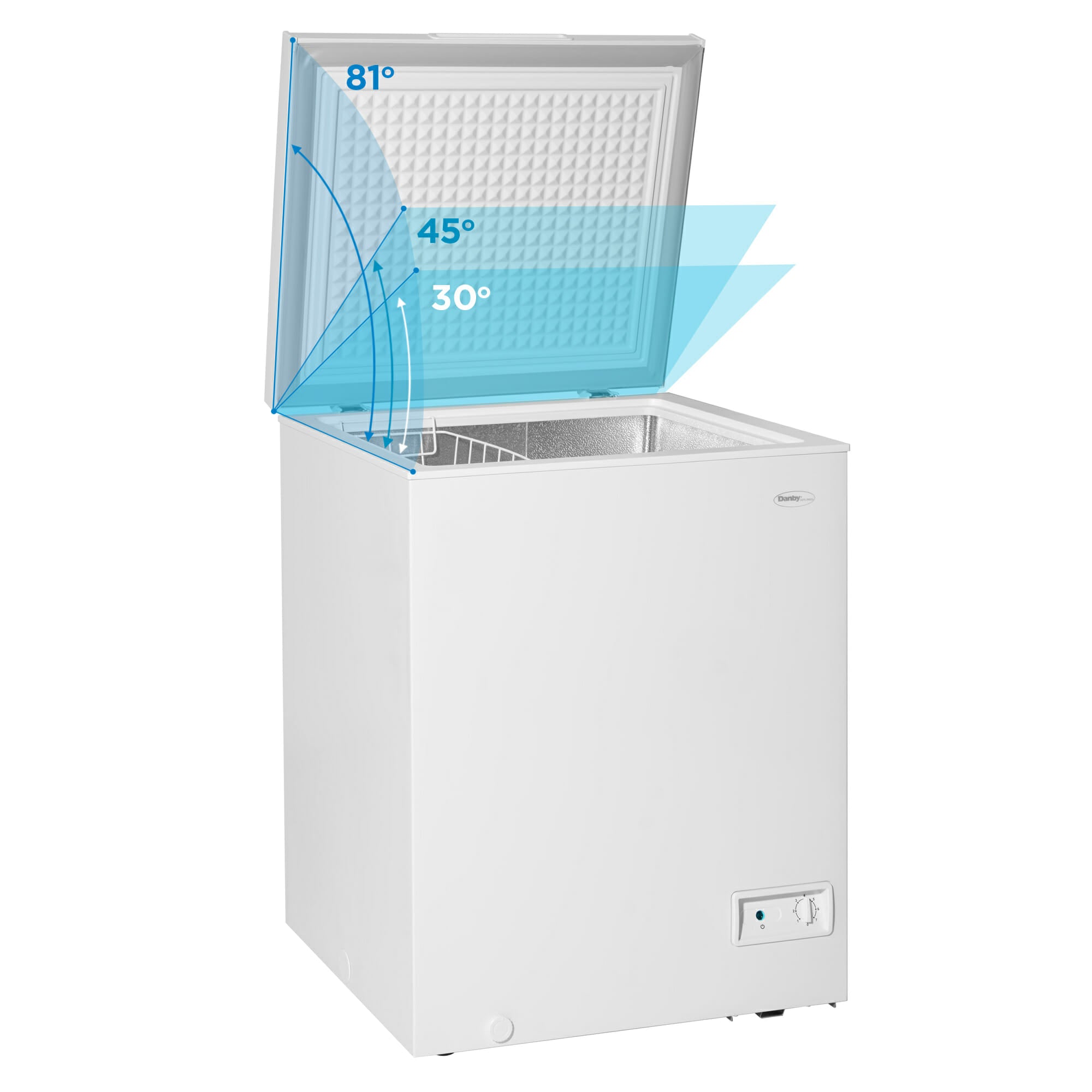 Danby - 5 cu. Ft Chest Freezer in White - DCF050A6WM