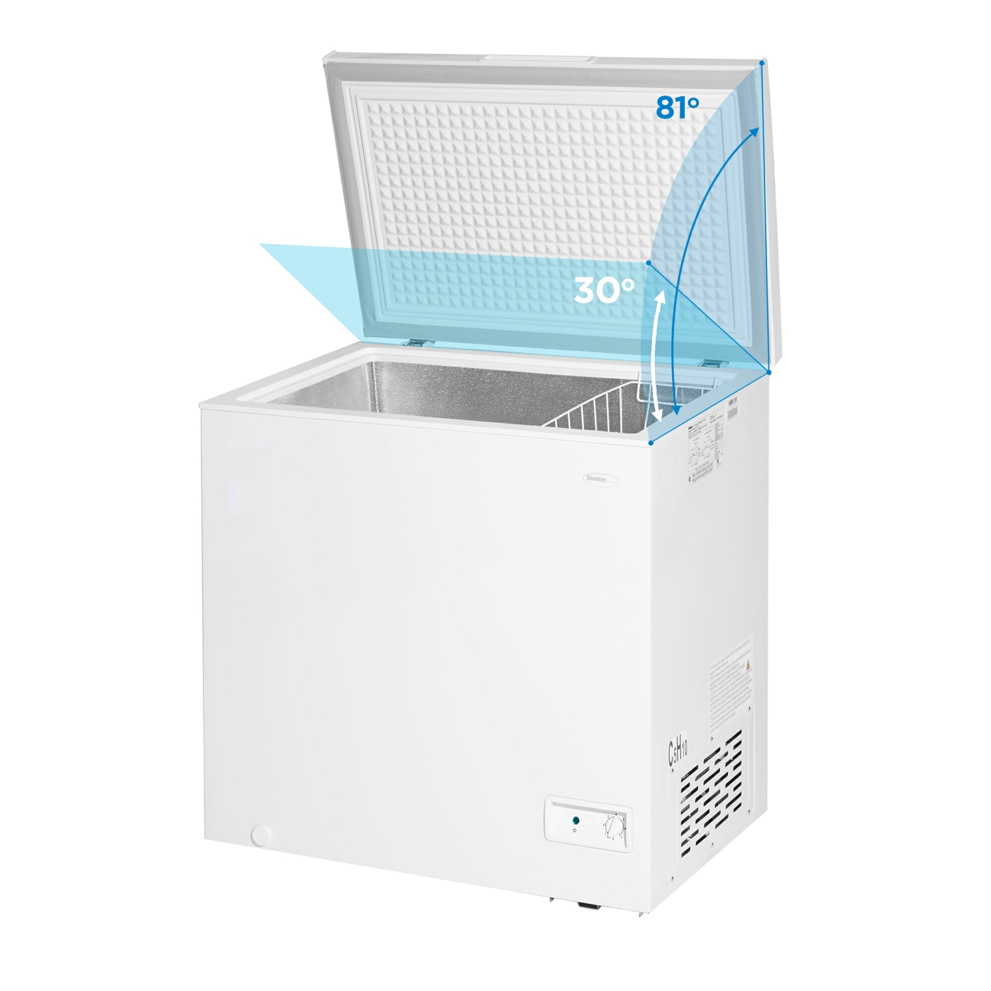 Danby - 7 cu. Ft Chest Freezer in White - DCF070A6WM