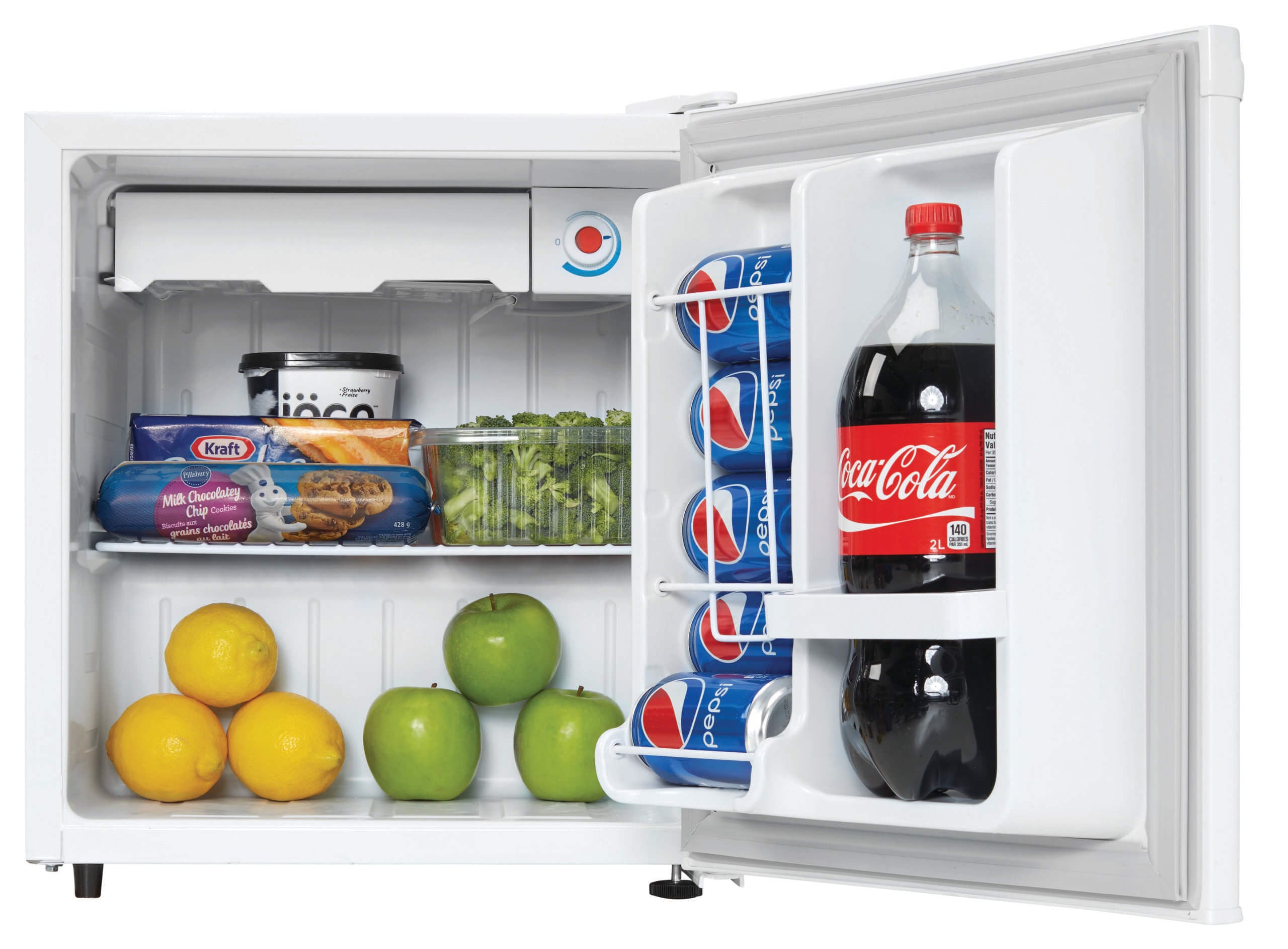 Danby - 17.68 Inch 1.6 cu. ft Mini Fridge Refrigerator in White - DCR016A3WDB