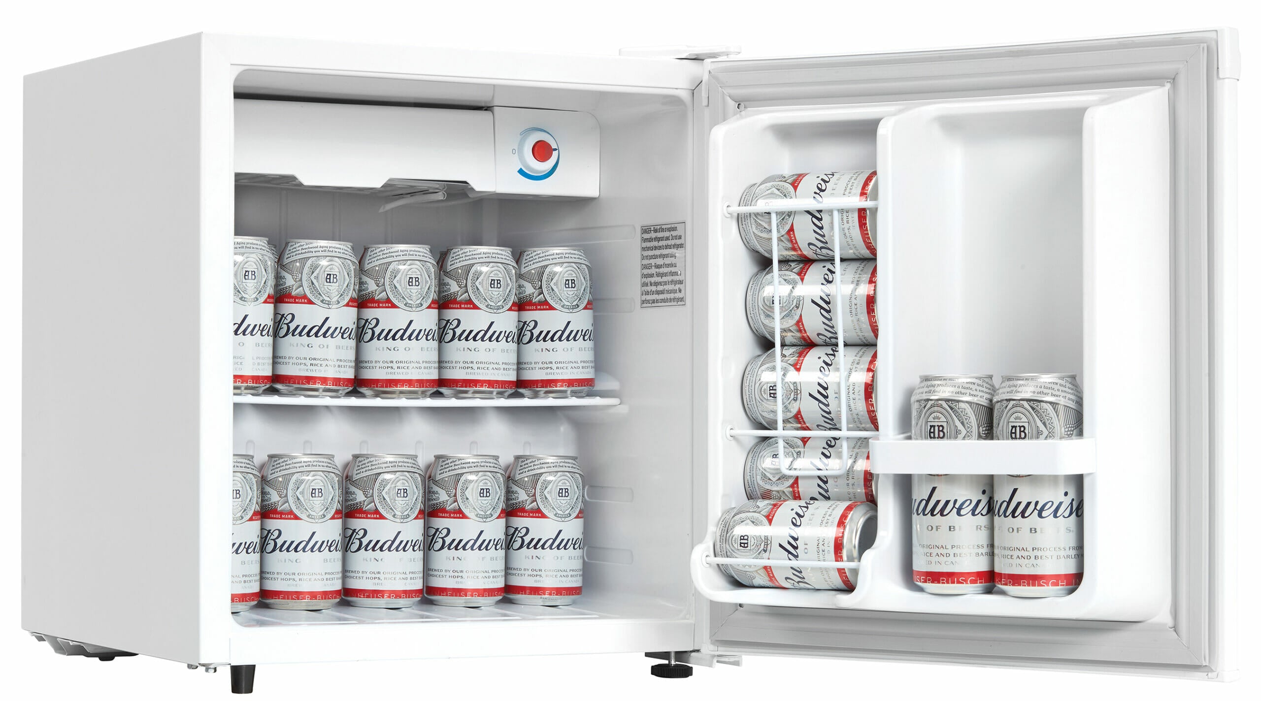 Danby - 17.68 Inch 1.6 cu. ft Mini Fridge Refrigerator in White - DCR016A3WDB