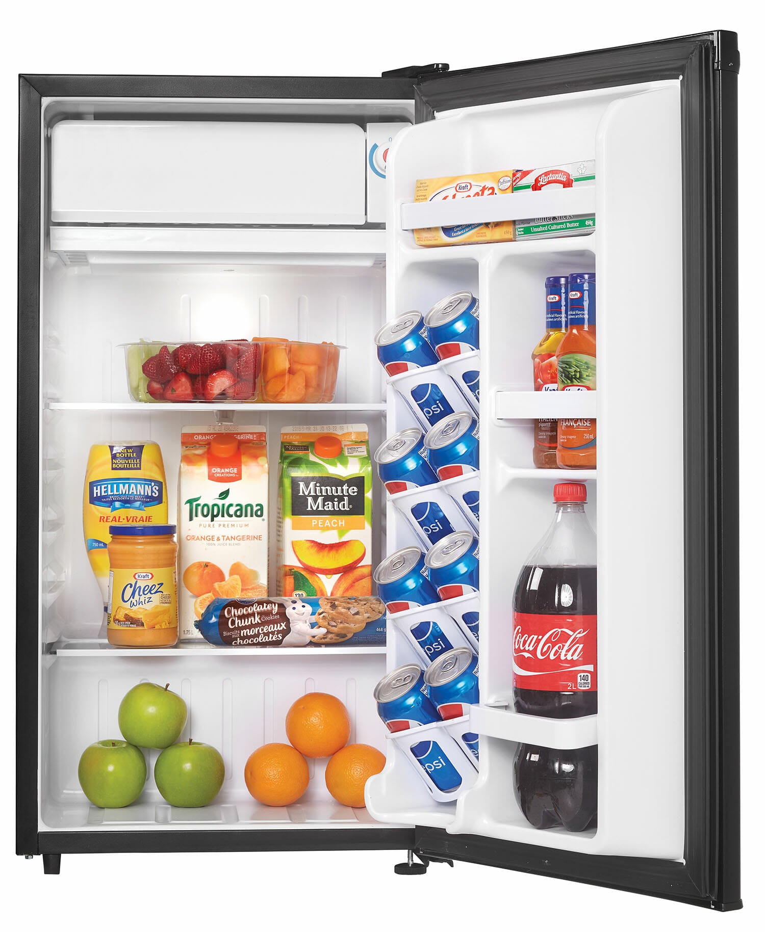 Danby - 17.68 Inch 3.2 cu. ft Mini Fridge Refrigerator in Black - DCR032A2BDD