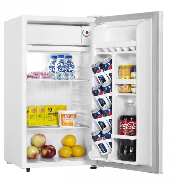 Danby - 17.68 Inch 3.2 cu. ft Mini Fridge Refrigerator in White - DCR032A2WDD