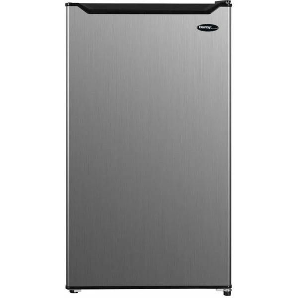 Danby - 18.6 Inch 3.3 cu. ft Compact Refrigerator in Stainless - DCR033B2SLM