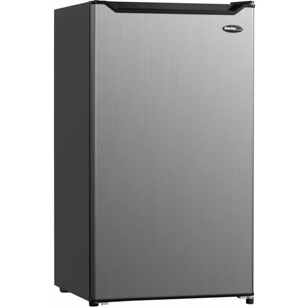 Danby - 18.6 Inch 3.3 cu. ft Compact Refrigerator in Stainless - DCR033B2SLM