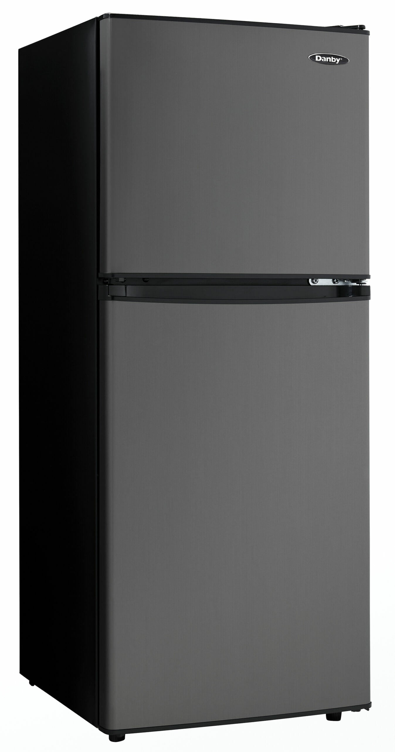 Danby - 19 Inch 4.7 cu. ft Top Mount Refrigerator in Black Stainless - DCR047A1BBSL