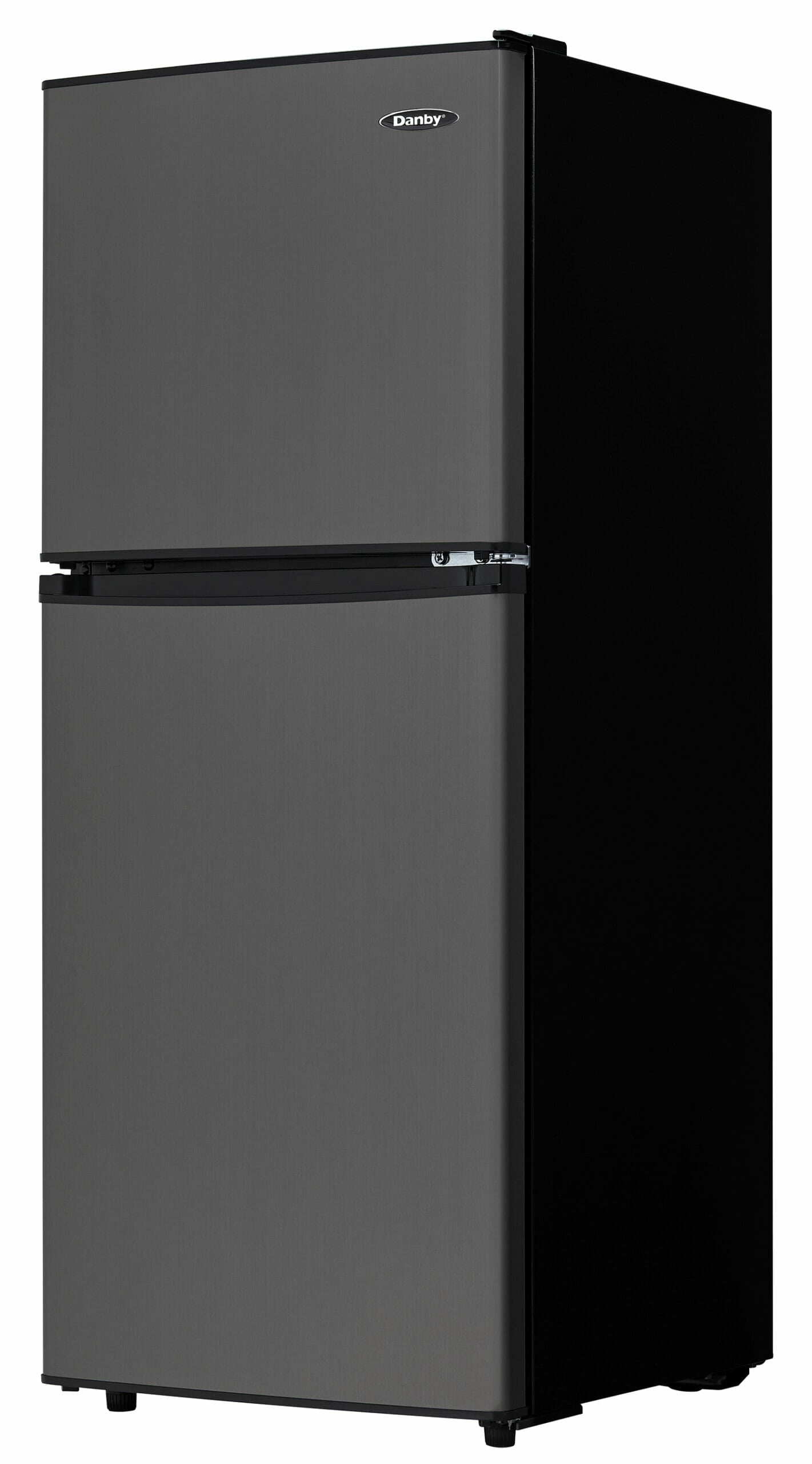 Danby - 19 Inch 4.7 cu. ft Top Mount Refrigerator in Black Stainless - DCR047A1BBSL