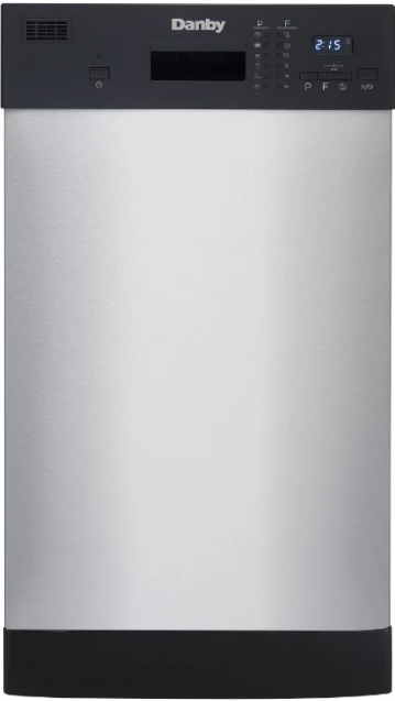 Danby - 52 dBA Built In Dishwasher in Stainless - DDW1804EBSS