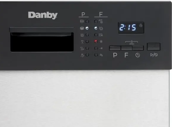 Danby - 52 dBA Built In Dishwasher in Stainless - DDW1804EBSS