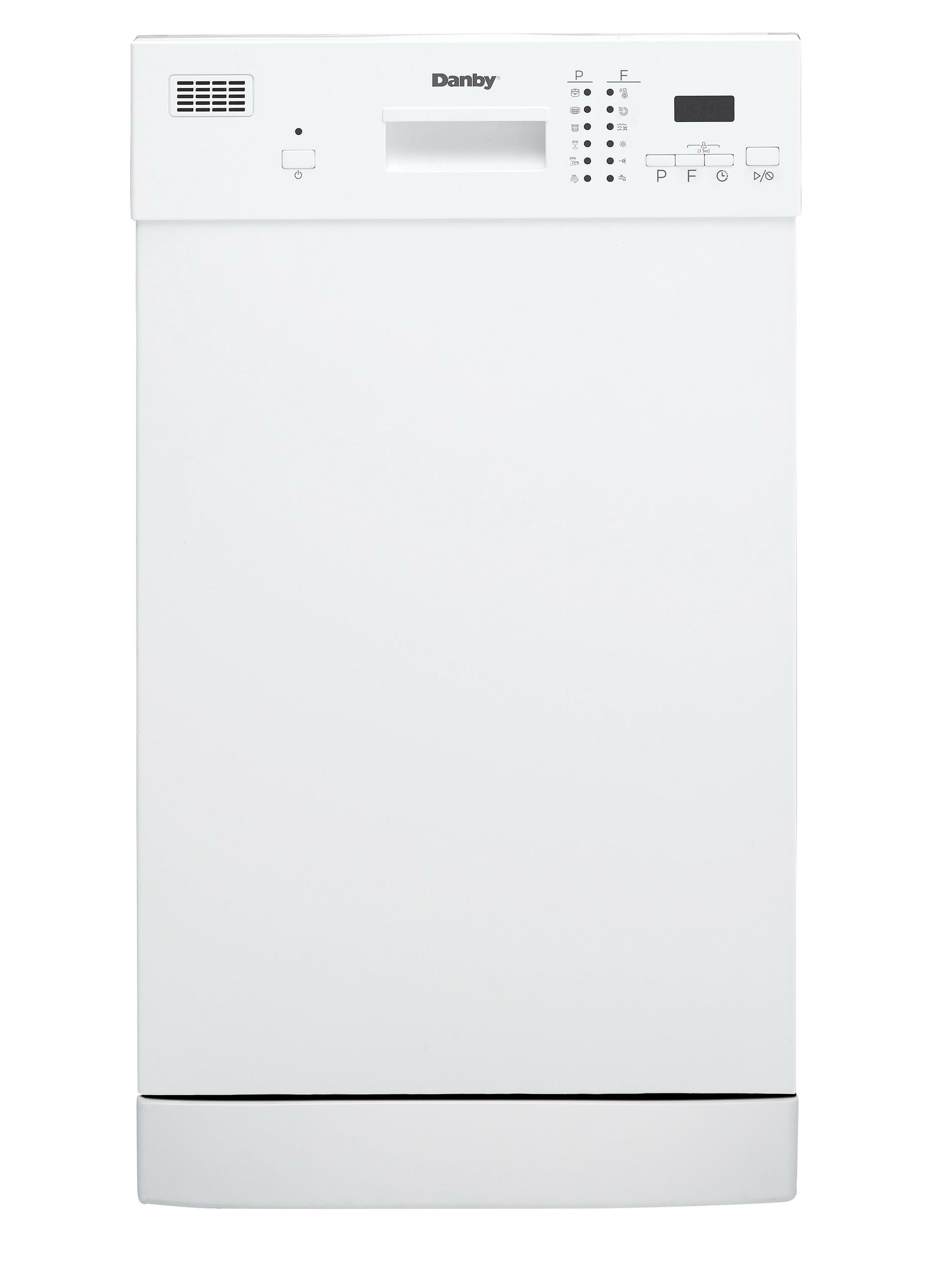 Danby - 52 dBA Built In Dishwasher in White - DDW1804EW