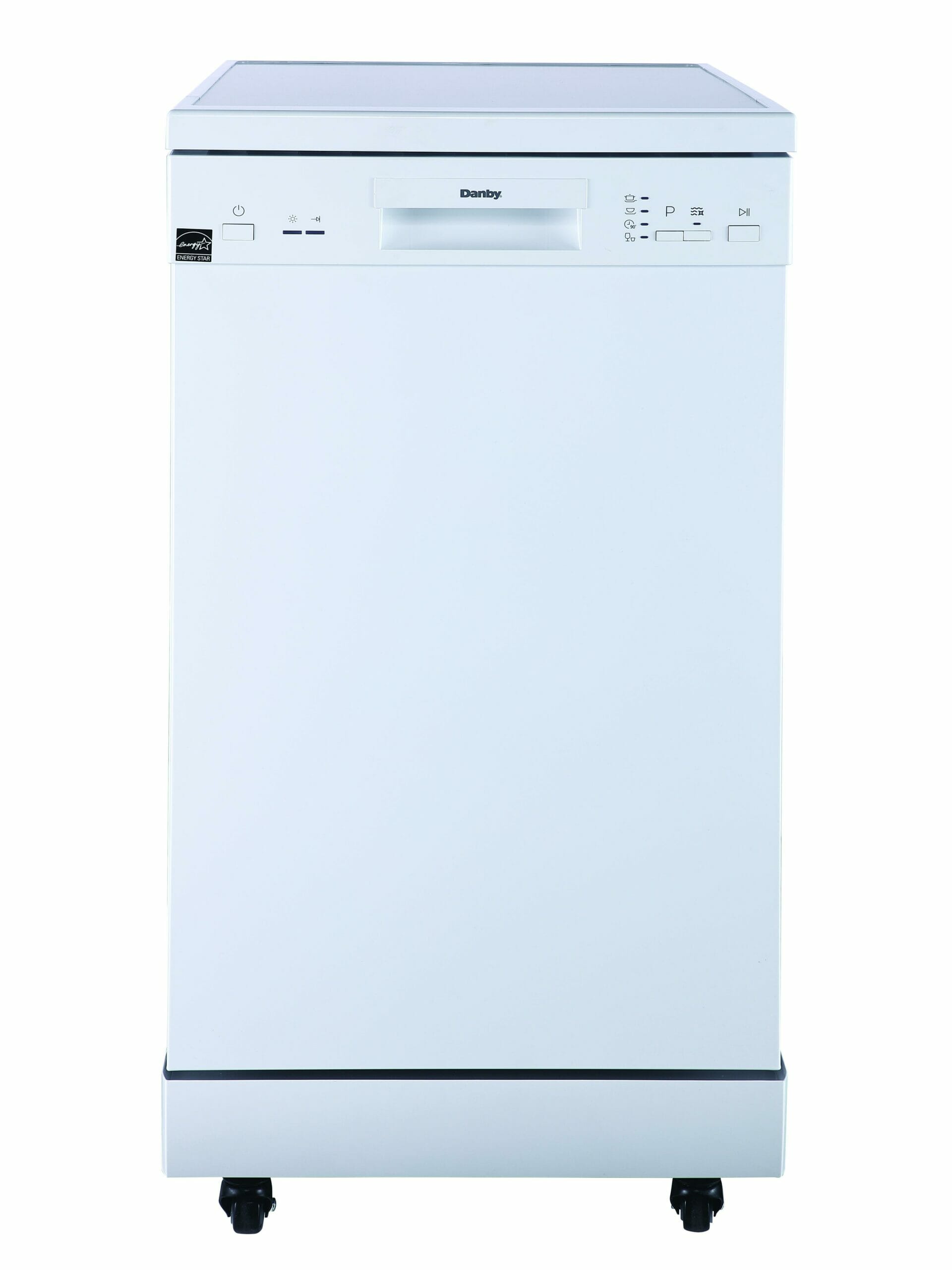 Danby - 52 dBA Portable Dishwasher in White - DDW1805EWP