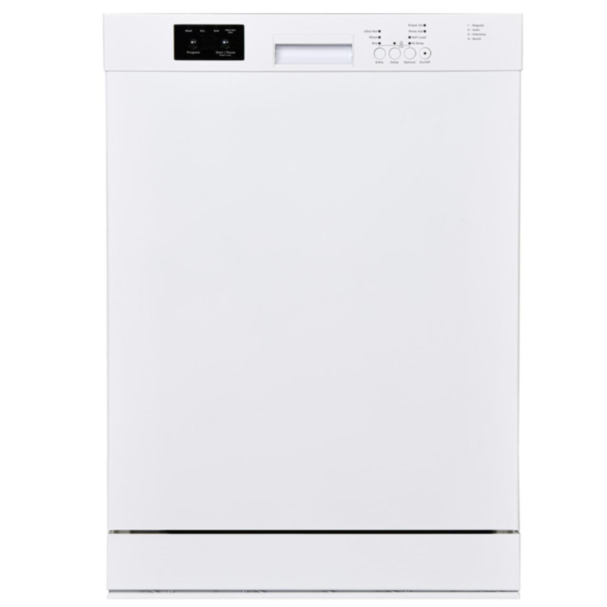 Danby - 51 dBA Built In Dishwasher in White - DDW2400EW