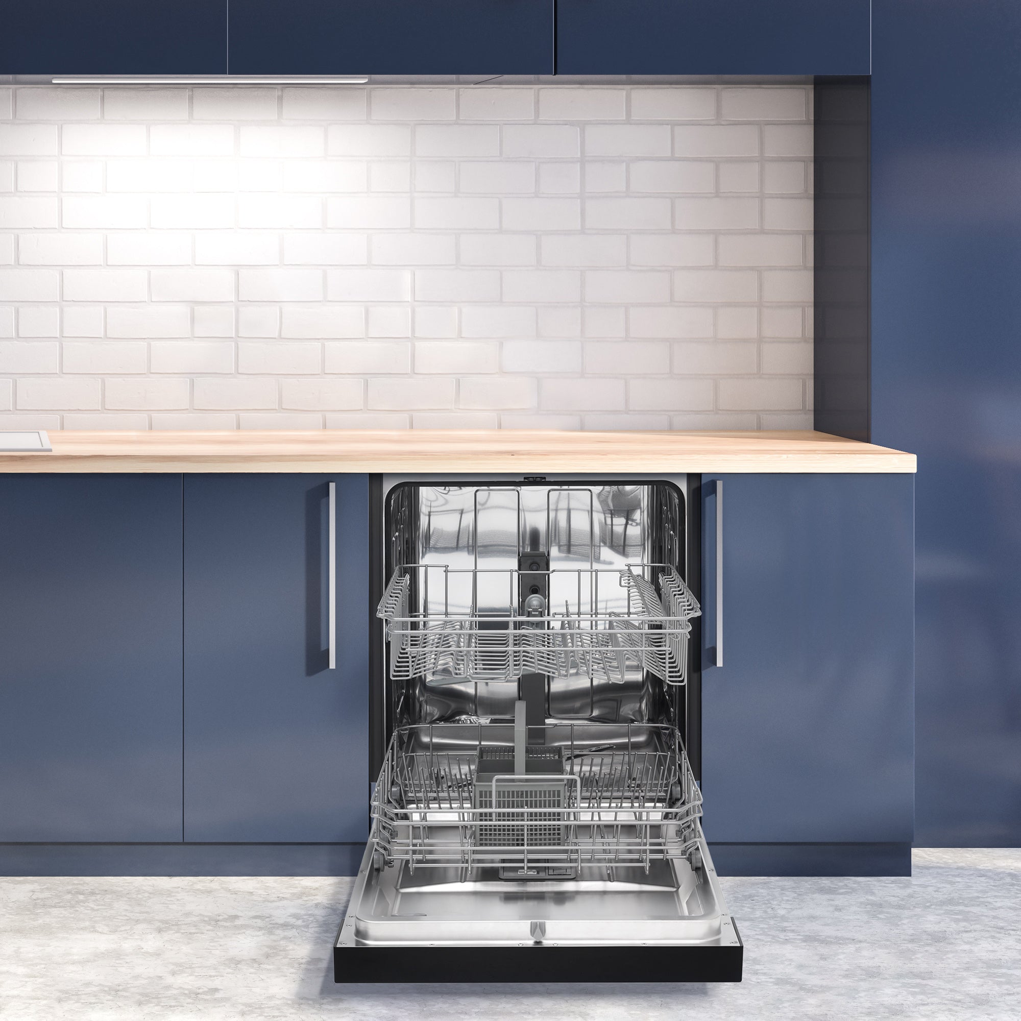 Danby - 52 dBA Built In Dishwasher in Stainless - DDW2404EBSS