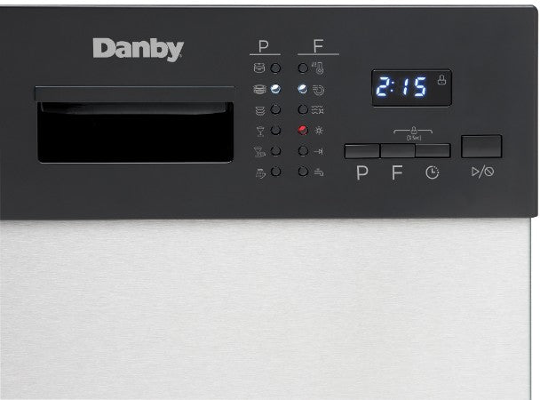Danby - 52 dBA Built In Dishwasher in Stainless - DDW2404EBSS