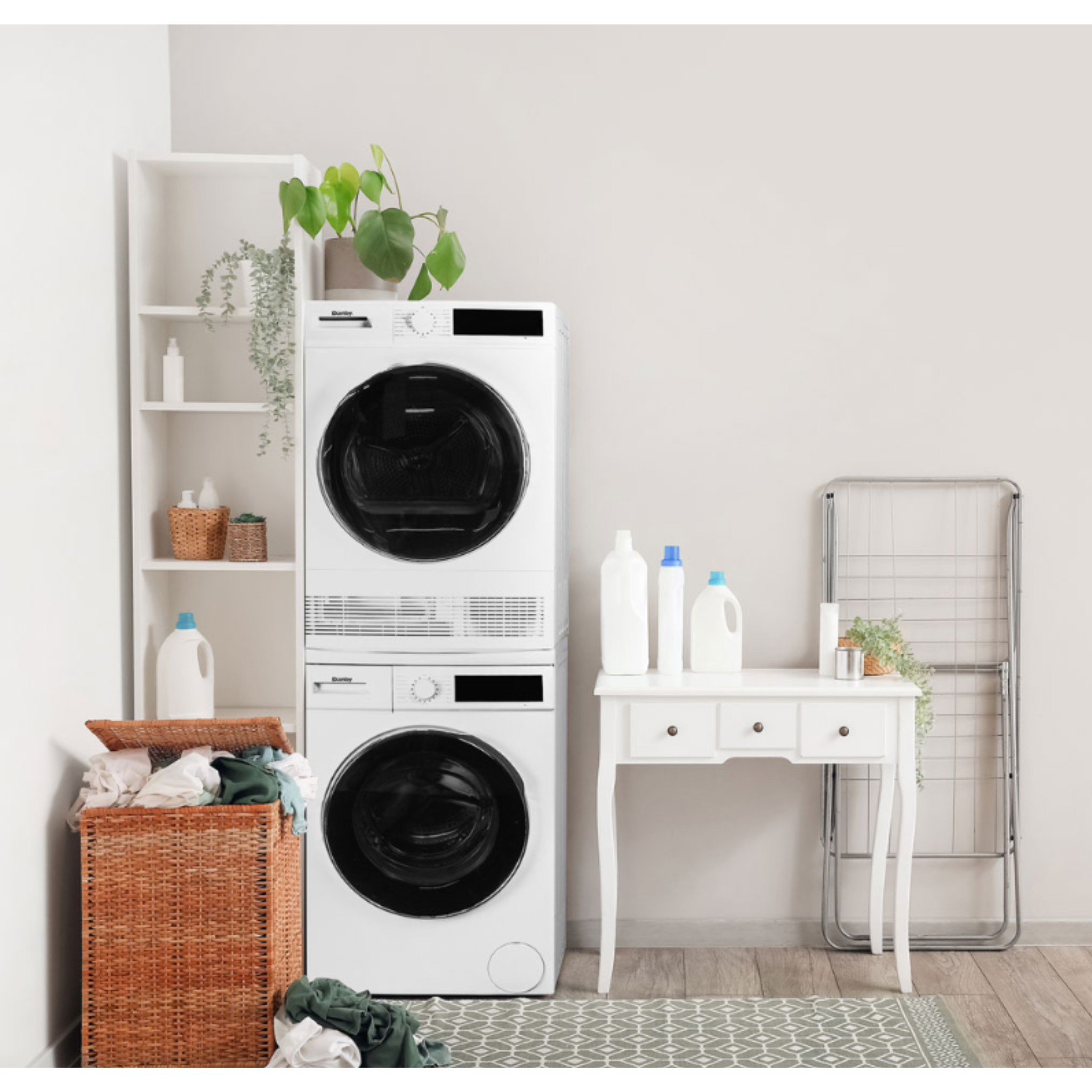 Danby - 4 cu. Ft Ventless Condesing Dryer in White - DDY040D3WDB