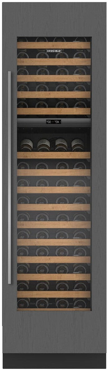 Sub-Zero - 24 Inch 102 Built In / Integrated Bottle Wine Fridge Refrigerator in Panel Ready - DEC2450W/R