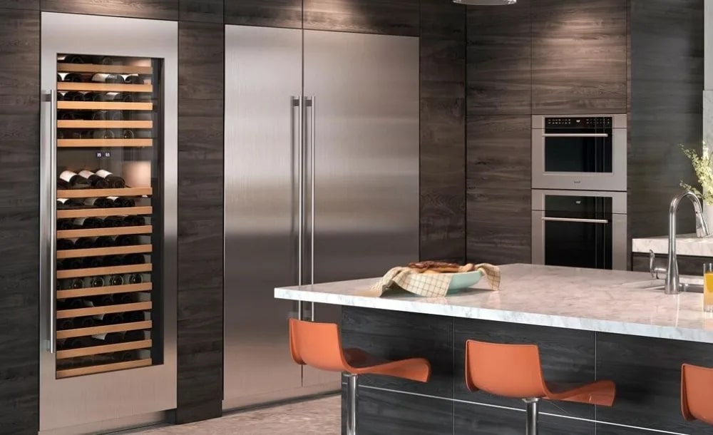 Sub-Zero - 30 Inch 146 Bottle Built In / Integrated Wine Fridge Refrigerator in Panel Ready - DEC3050W/R