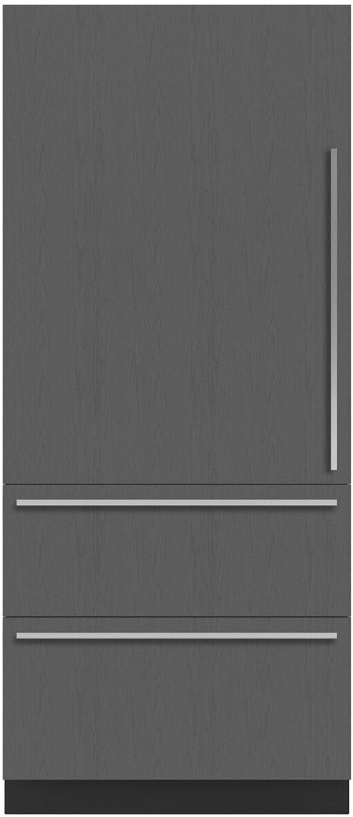Sub-Zero - 36 Inch 19.6 cu. ft Built In / Integrated Bottom Mount Refrigerator in Panel Ready - DET3650CIID/L