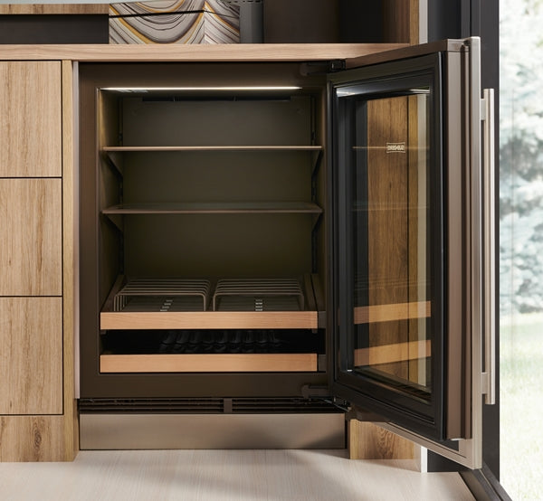 Sub-Zero - 24 Inch 5.1 cu. ft Built In / Integrated Beverage Centre Refrigerator in Panel Ready - DEU2450BG/ADA/R