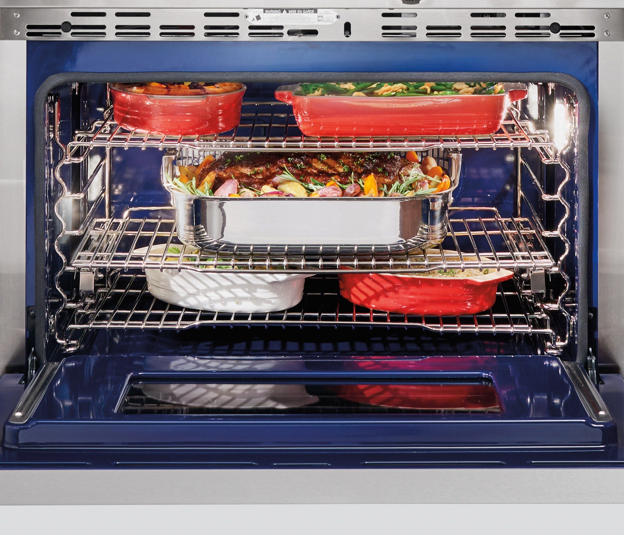 Wolf - 5.4 cu. ft Dual Fuel Range in Stainless - DF366LP