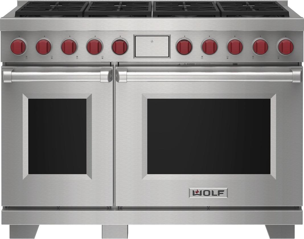 Wolf - 2.7 cu. ft Dual Fuel Range in Stainless - DF48850/S/P