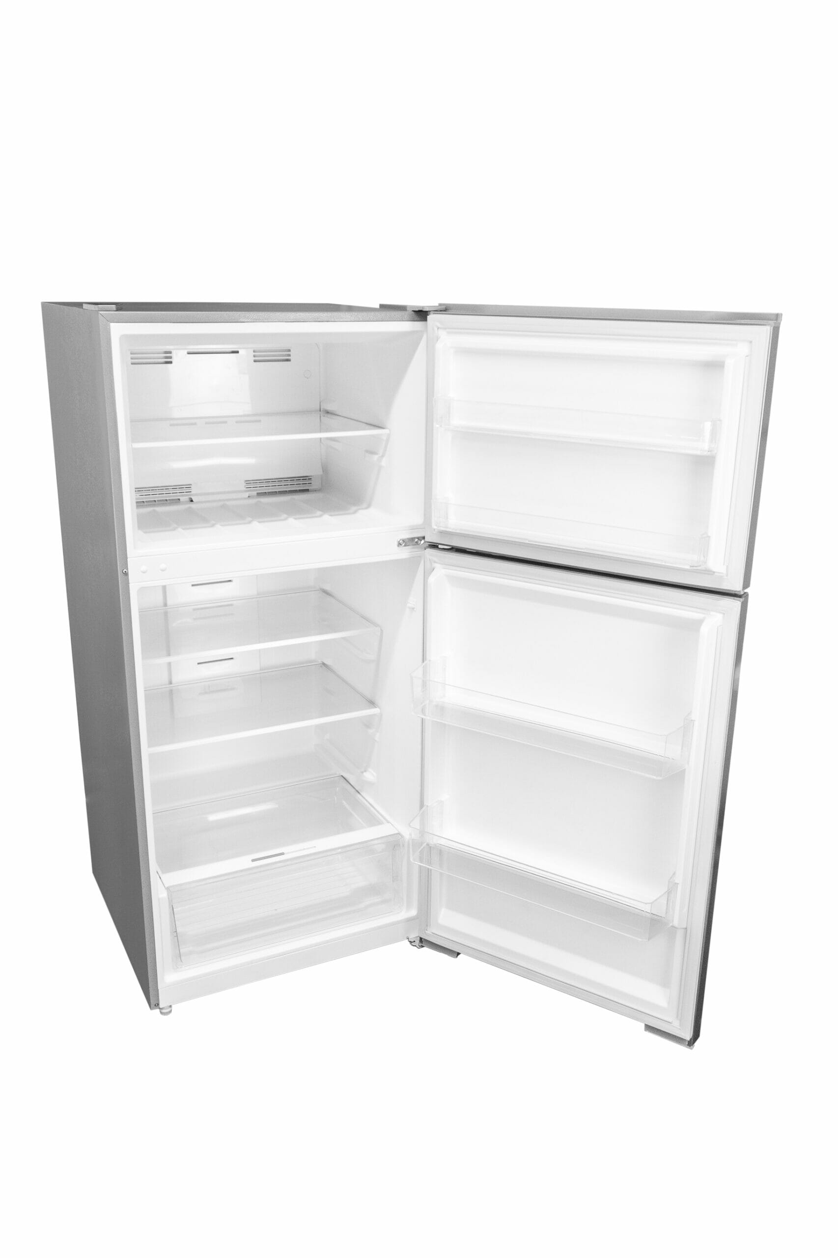 Danby - 27.56 Inch 14.2 cu. ft Top Mount Refrigerator in Stainless - DFF142E1SSDB