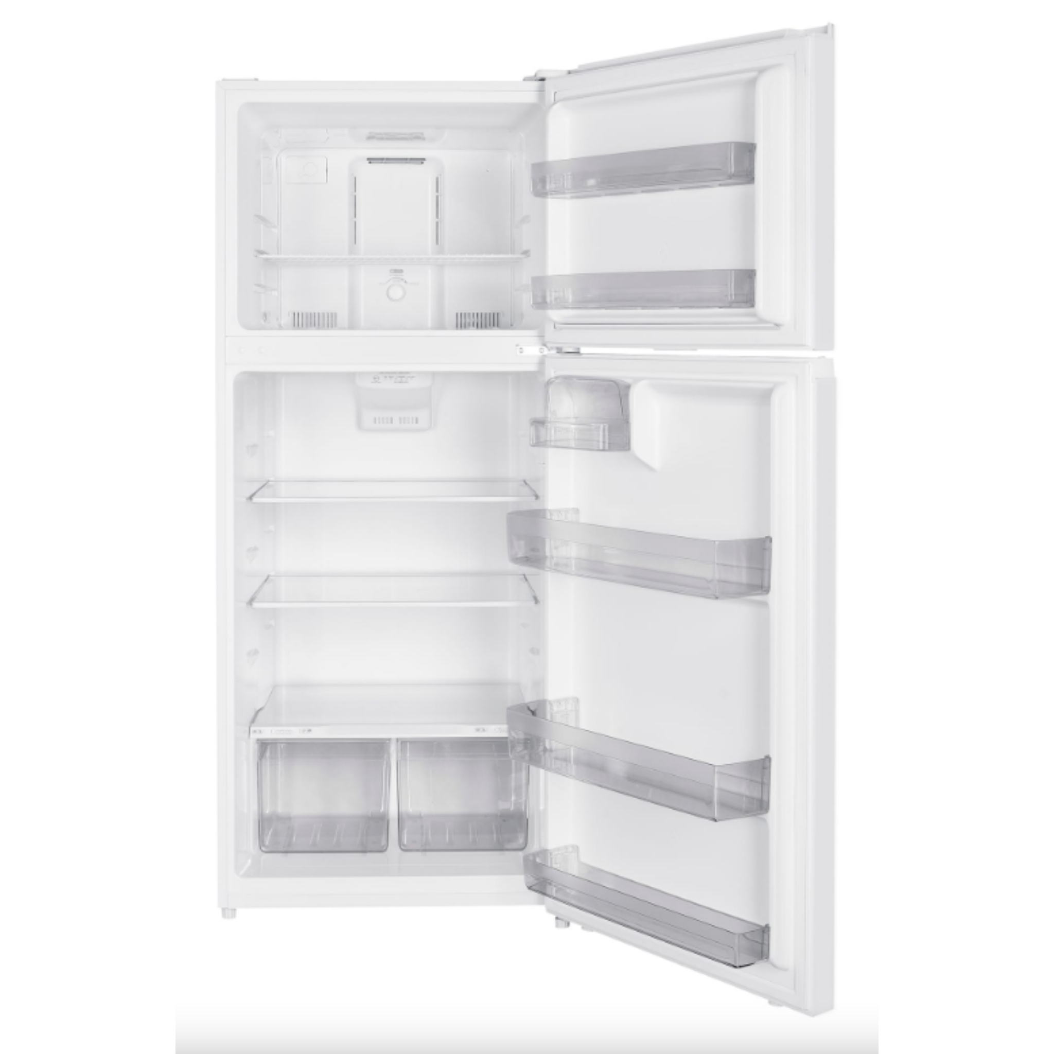 Danby - 27.94 Inch 18 cu. ft Top Mount Refrigerator in White - DFF176B1WDB