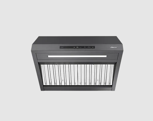Dacor - 30 Inch 600 CFM Wall Mount and Chimney Range Vent in Graphite Stainless - DHD30U990CM