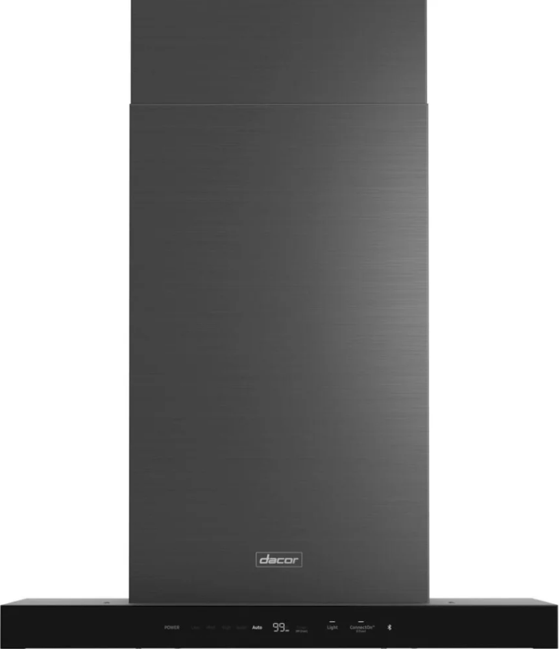 Dacor - 30 Inch 600 CFM Wall Mount and Chimney Range Vent in Graphite Stainless - DHD30U990WM