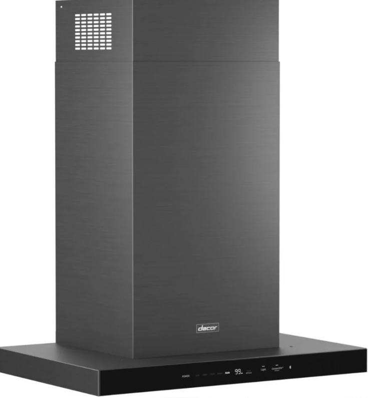 Dacor - 30 Inch 600 CFM Wall Mount and Chimney Range Vent in Graphite Stainless - DHD30U990WM