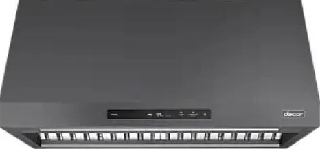 Dacor - 36 Inch 1200 CFM Wall Mount and Chimney Range Vent in Graphite Stainless - DHD36U990CM