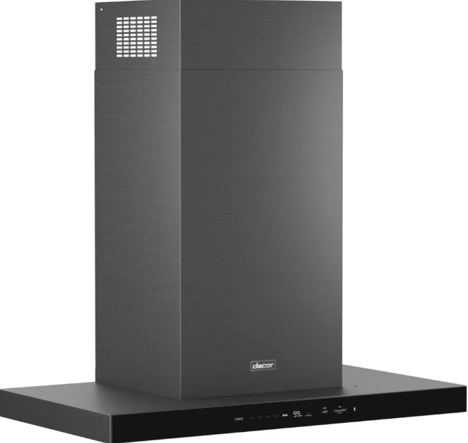 Dacor - 36 Inch 1200 CFM Wall Mount and Chimney Range Vent in Graphite Stainless - DHD36U990WM
